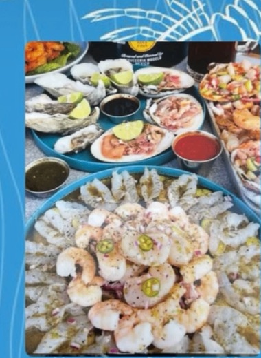 Charolas de Mariscos